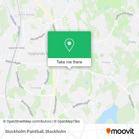 Stockholm Paintball map