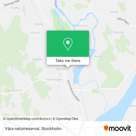 Våra naturreservat map