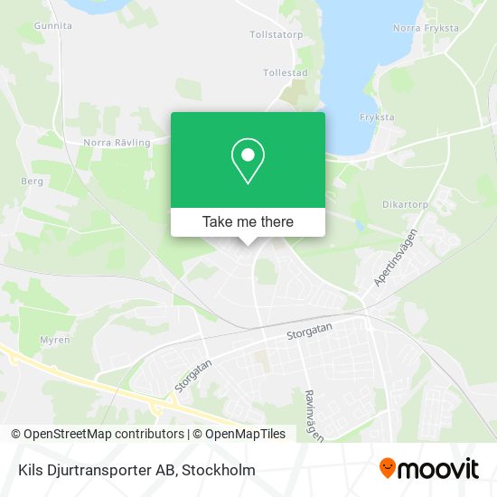 Kils Djurtransporter AB map