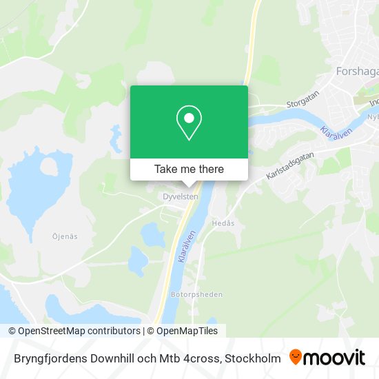 Bryngfjordens Downhill och Mtb 4cross map