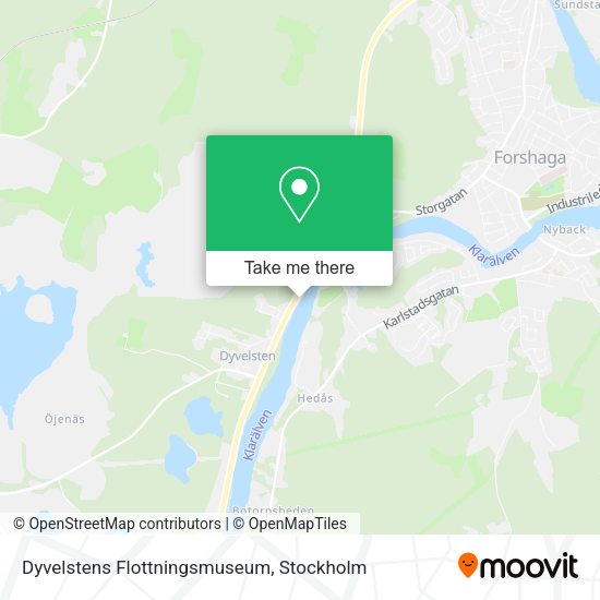 Dyvelstens Flottningsmuseum map