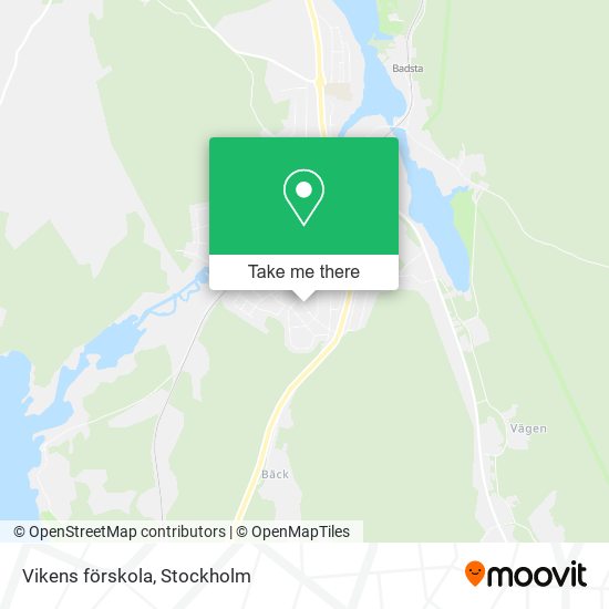 Vikens förskola map