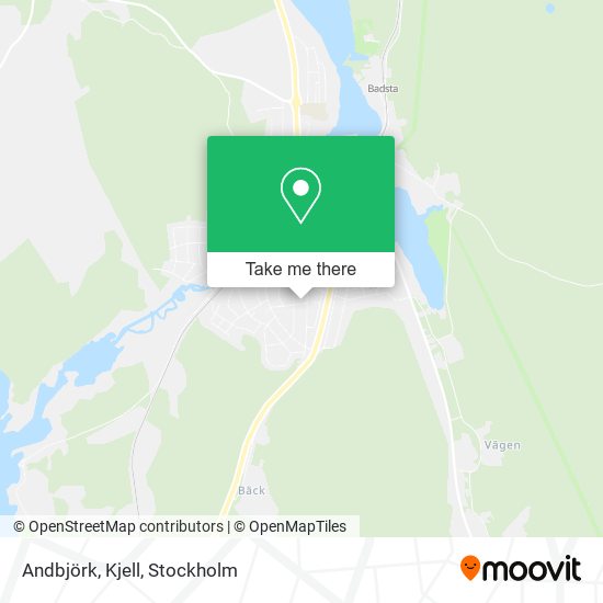 Andbjörk, Kjell map