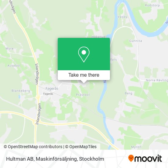 Hultman AB, Maskinförsäljning map