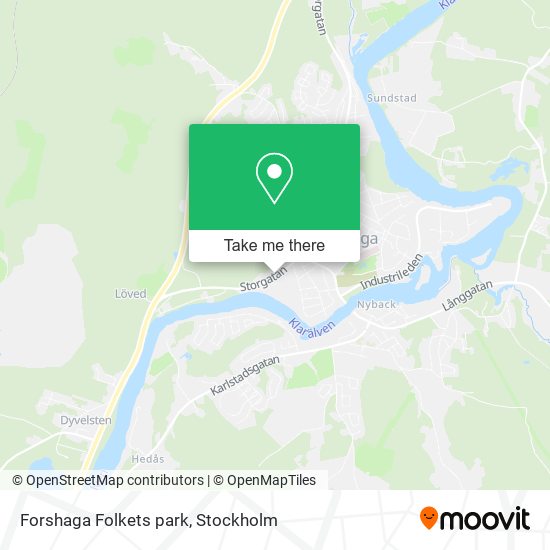 Forshaga Folkets park map