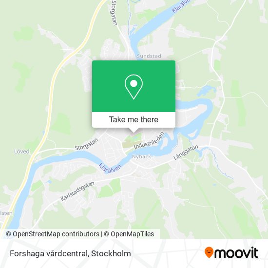 Forshaga vårdcentral map