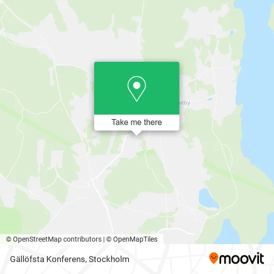Gällöfsta Konferens map