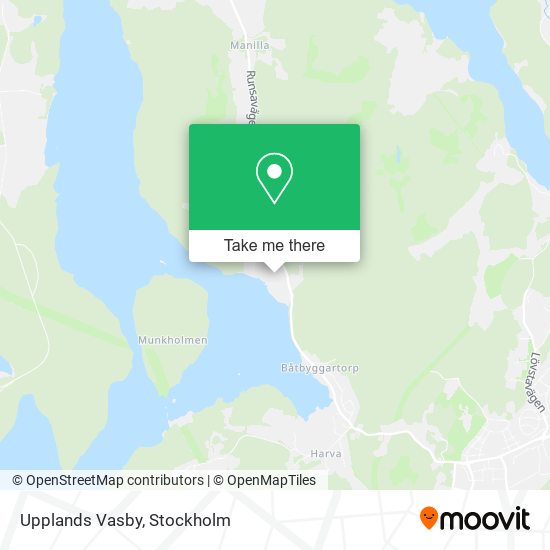 Upplands Vasby map