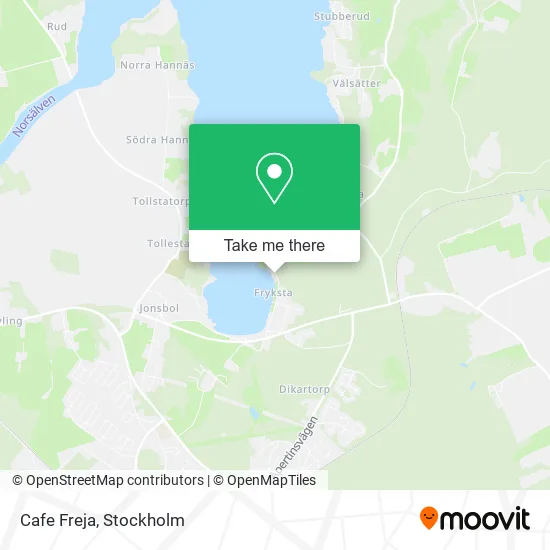 Cafe Freja map
