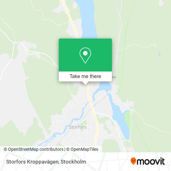 Storfors Kroppavägen map