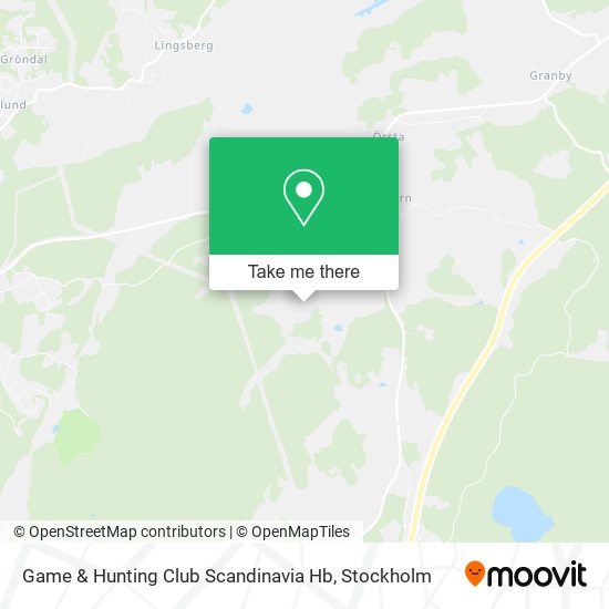 Game & Hunting Club Scandinavia Hb map