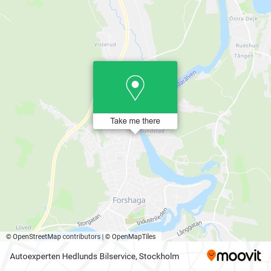 Autoexperten Hedlunds Bilservice map