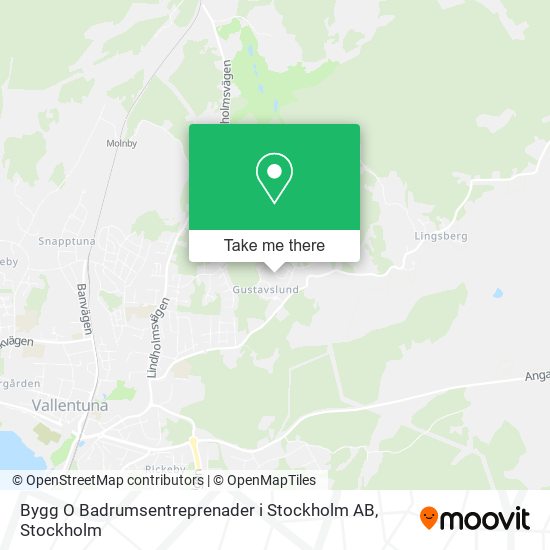 Bygg O Badrumsentreprenader i Stockholm AB map