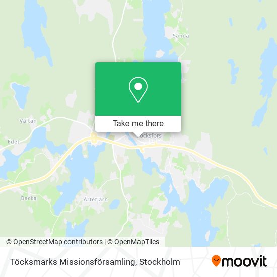 Töcksmarks Missionsförsamling map