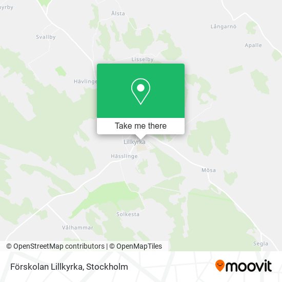 Förskolan Lillkyrka map