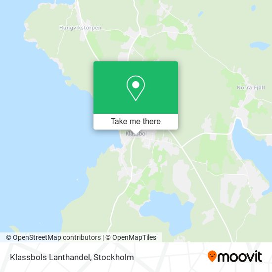 Klassbols Lanthandel map