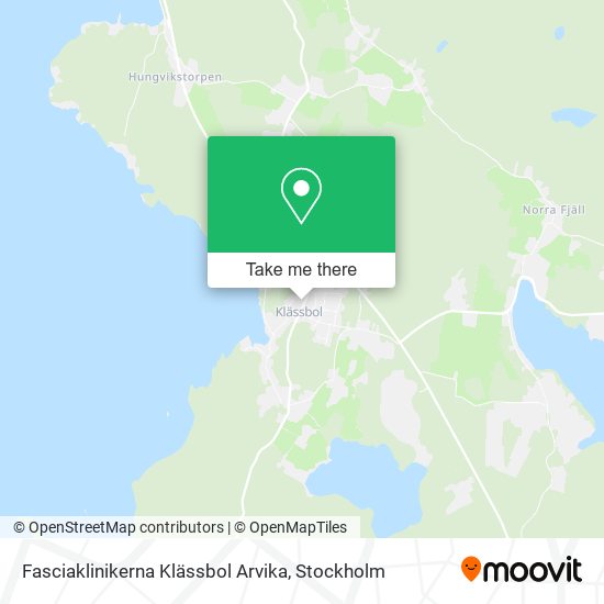 Fasciaklinikerna Klässbol Arvika map