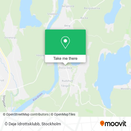 Ö Deje Idrottsklubb map
