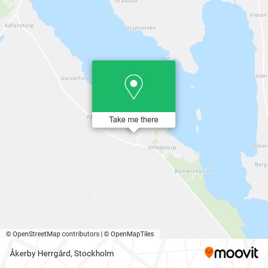 Åkerby Herrgård map