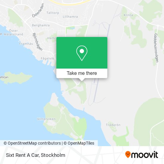 Sixt Rent A Car map