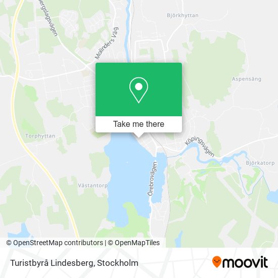 Turistbyrå Lindesberg map