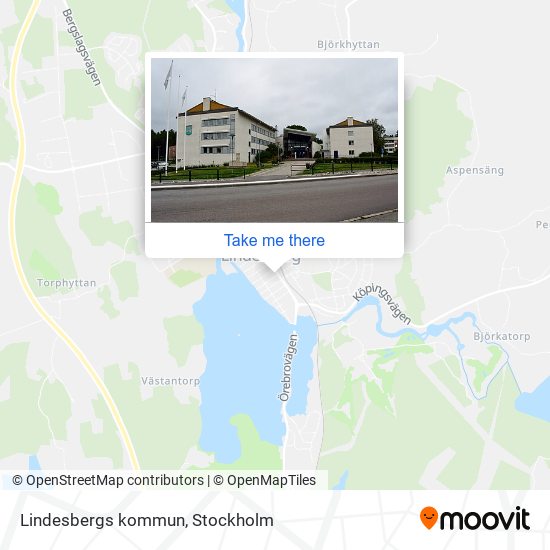 Lindesbergs kommun map