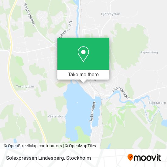 Solexpressen Lindesberg map