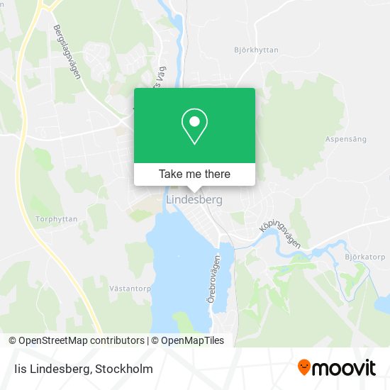 Iis Lindesberg map