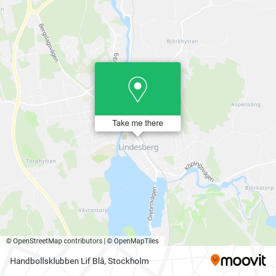 Handbollsklubben Lif Blå map