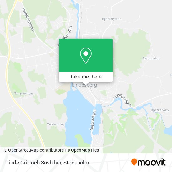 Linde Grill och Sushibar map