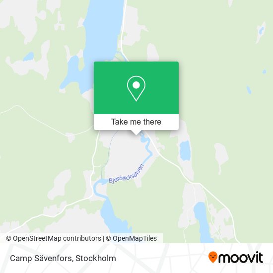 Camp Sävenfors map