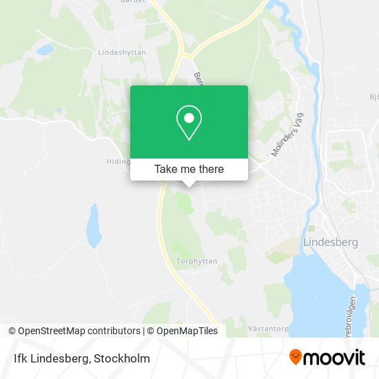 Ifk Lindesberg map