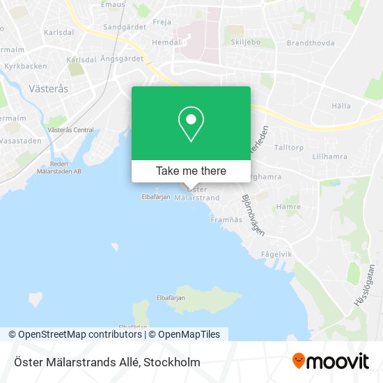 Öster Mälarstrands Allé map