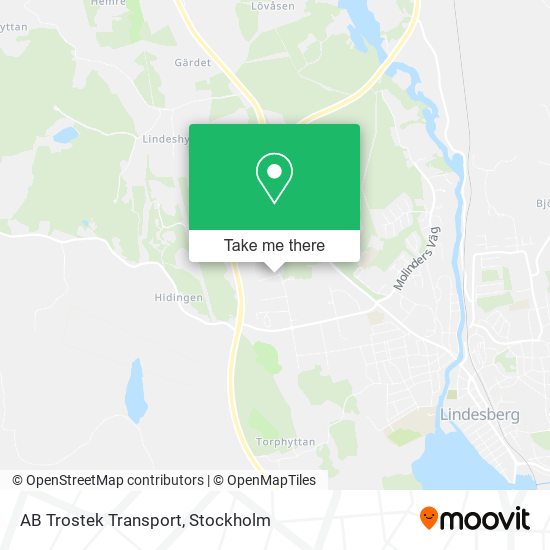 AB Trostek Transport map