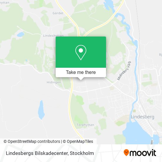 Lindesbergs Bilskadecenter map