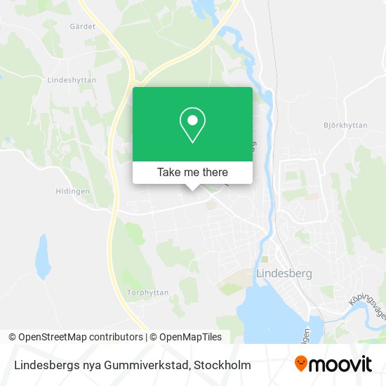 Lindesbergs nya Gummiverkstad map