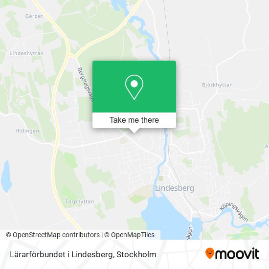 Lärarförbundet i Lindesberg map