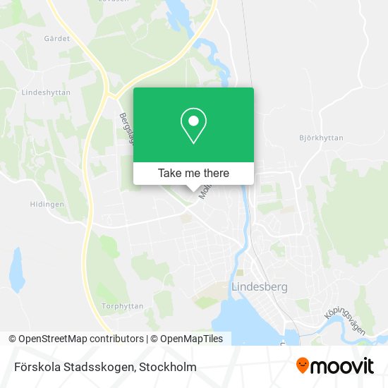 Förskola Stadsskogen map