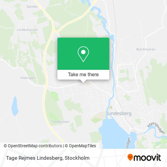 Tage Rejmes Lindesberg map