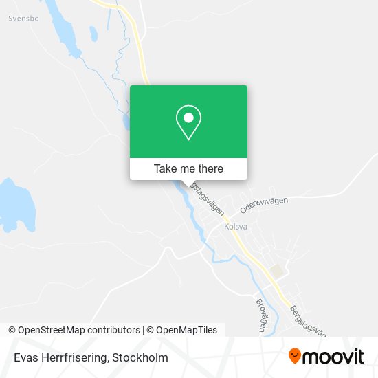 Evas Herrfrisering map