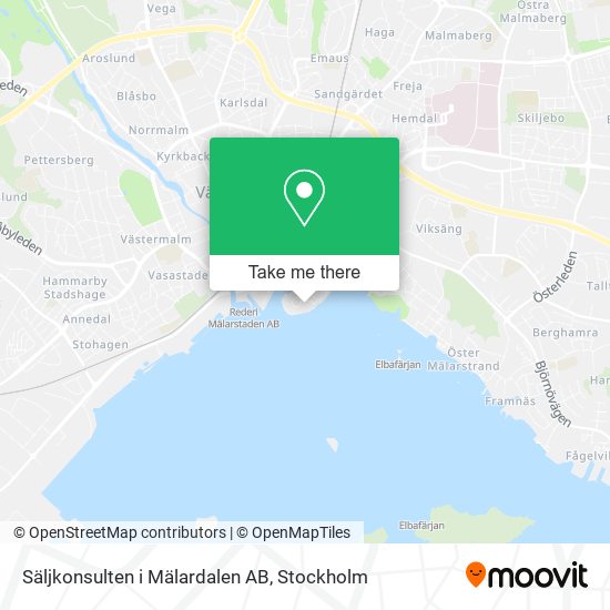 Säljkonsulten i Mälardalen AB map