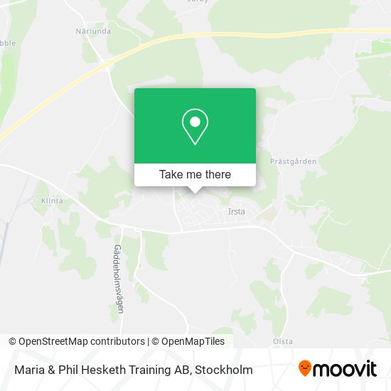 Maria & Phil Hesketh Training AB map