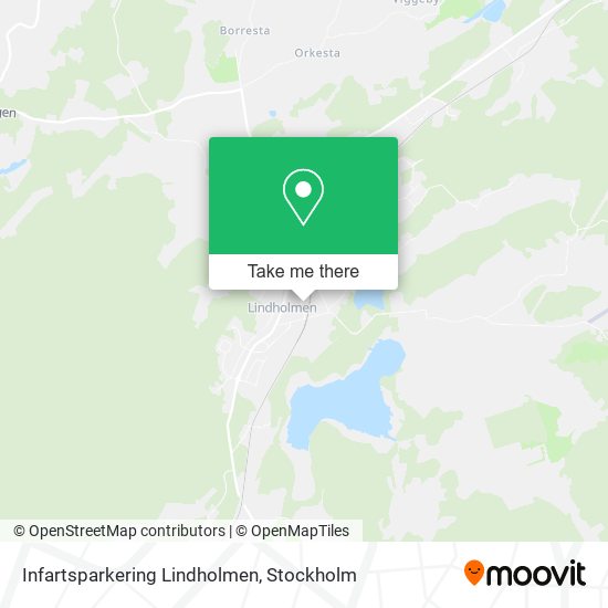 Infartsparkering Lindholmen map