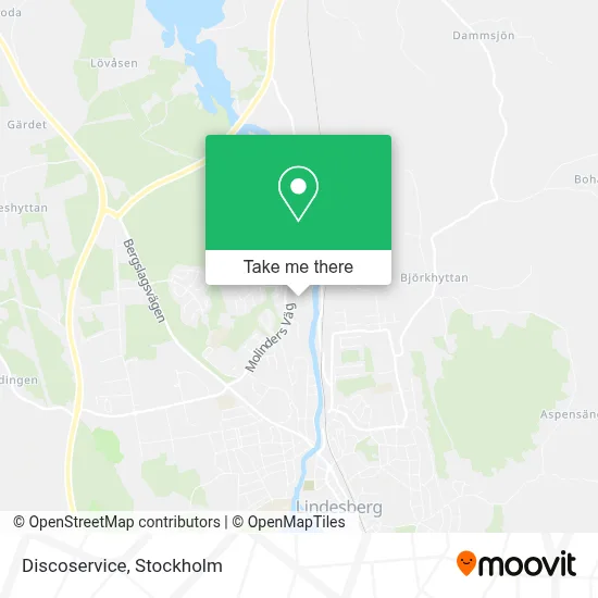 Discoservice map
