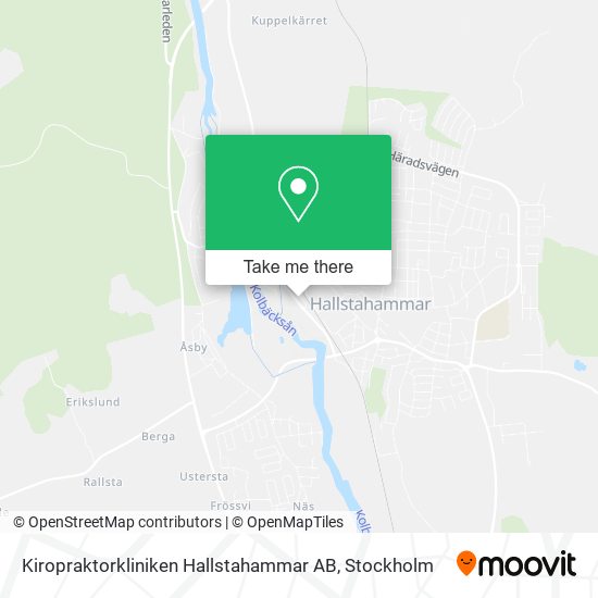Kiropraktorkliniken Hallstahammar AB map
