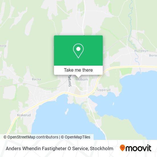 Anders Whendin Fastigheter O Service map