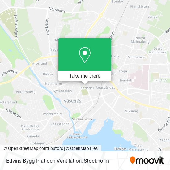 Edvins Bygg Plåt och Ventilation map