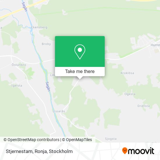 Stjernestam, Ronja map