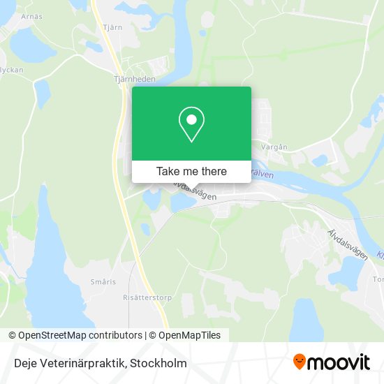 Deje Veterinärpraktik map
