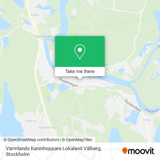 Värmlands Kaninhoppare Lokalavd Vålberg map